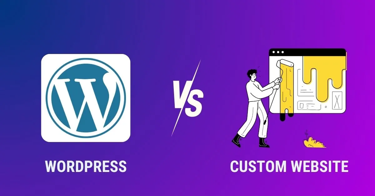 Site custom vs WordPress